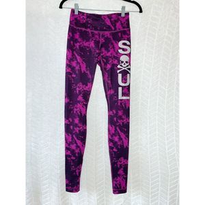 Lululemon Soul Cycle Tie Dye Leggings Pants - 4